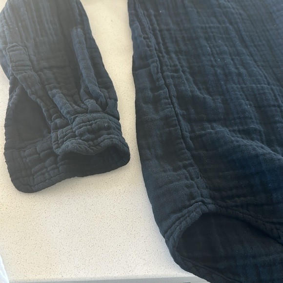 CP Shades XS black button front shirt. Worn once - Picture 2 of 4